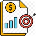 Financial target  Icon