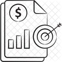 Financial Target Target Financial Goal Icon