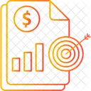 Financial target  Icon