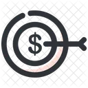 Financial Target Target Aim Icon