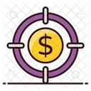 Financial Target Business Target Corporate Aim Icon
