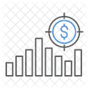Financial Target  Icon