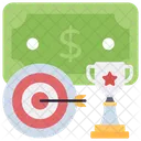 Financial Target  Icon