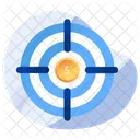 Financial Target  Icon