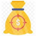 Financial Target  Icon