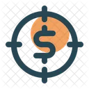 Financial Target Financial Goal Financial Aim Icon