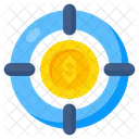 Financial Target Money Goal Financial Goal Icône