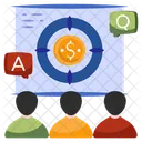 Financial Target Financial Aim Financial Objective Icon