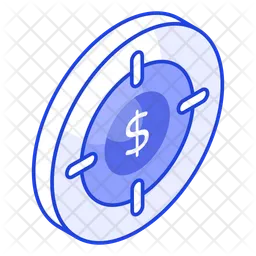 Financial target  Icon