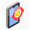 Financial Target Business Icon