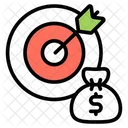 Financial Target Financial Goal Business Target Icon