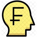 Financial Thinking Franc Head Icon