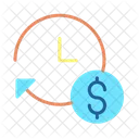 Iclockwise Dollar Financial Time Finance Time Icon
