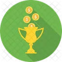 Financial Trophy Business Achievement Business Success Icon