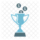 Financial Trophy Business Achievement Business Success Icon