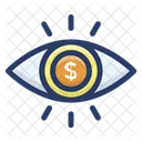 Financial Vision Business Eye Marketing Vision Icon