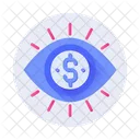 Financial Vision Financial Eye Dollar Eye Icon