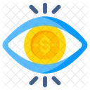 Financial Eye Financial Vision Financial Monitoring Icon
