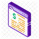 Dollar Web Business Icon
