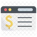 Financial Website Web Icon