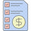 Financial Wellness Lineal Color Icon Icon