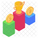 Financial Award Financial Winning Cash Award Icon