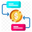 Financial Workflow Flat Icon