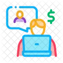 Manager Communicate Customer Icon