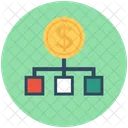 Financier Hierarchie Economie Icône