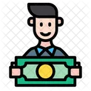 Financier Investor Man Icon