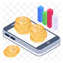 Bitcoin Banking Finanz App Mobiles Geld Symbol