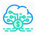 Finanzielle Cloud  Symbol