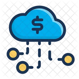 Finanzielle Cloud  Symbol