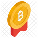 Finanzabzeichen Bitcoin Abzeichen Geldabzeichen Icon