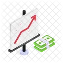 Finanzen Analyse Prasentation Icon