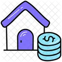 Finanzas Hogar Banca Centro De Soporte Icono