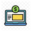 Finanzas Internet Trabajo Icono