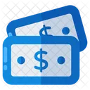 Finanzas Dinero Efectivo Icono