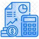 Finanzierungskalkulation  Symbol