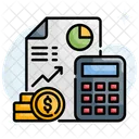 Finanzierungskalkulation  Symbol