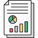 Finanzen Finanzbericht Diagramm Symbol