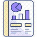 Jahresabschluss Finanzbericht Buchhaltung Symbol