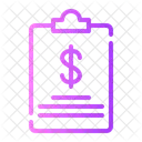 Zwischenablage Prasentation Geld Symbol