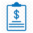 Zwischenablage Prasentation Geld Symbol