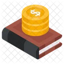 Finanzbuch Broschure Handbuch Icon