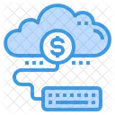 Buchhaltung Cloud Geld Symbol