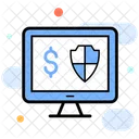 Finanzdatensicherheit Cybersicherheit Informationssicherheit Icon