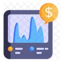Finanzdiagramm  Symbol