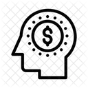 Geist Kopf Finanzen Symbol