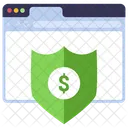 Sicheres Banking Online Finanzen Symbol